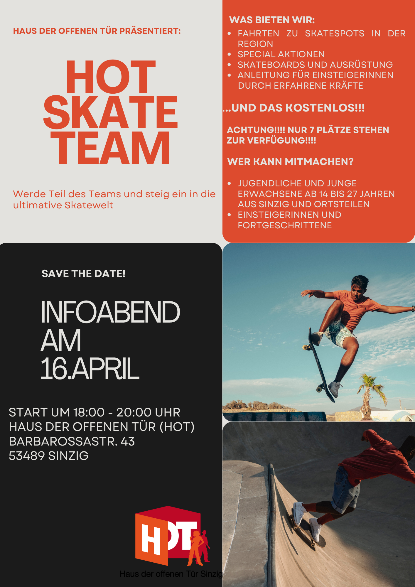Flyer HoT Skate Team final
